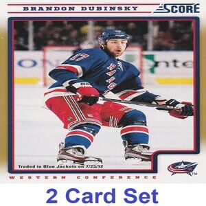 Brandon Dubinsky Hockey Card Collection